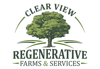 Clear View Regenerative Farms and Services Logo